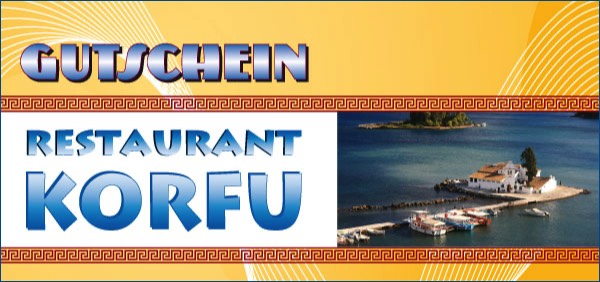 Gutschein Restaurant Korfu